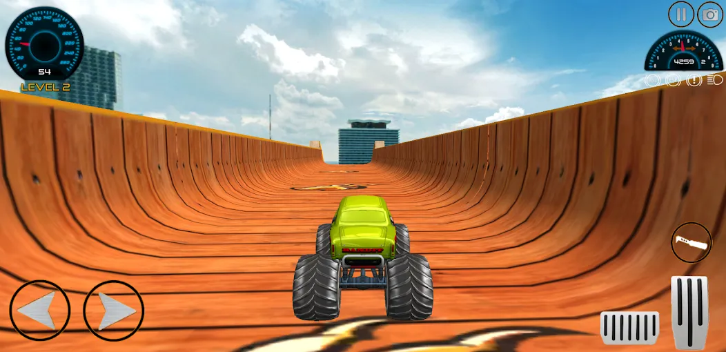 Monster Truck Car Game 3d (Монстр Трак Стант)  [МОД Много денег] Screenshot 5