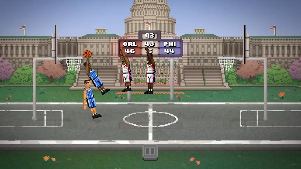 Bouncy Basketball (Баунси Баскетбол)  [МОД Все открыто] Screenshot 2