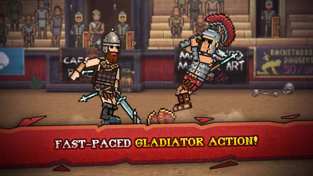 Gladihoppers - Gladiator Fight (Гладихопперс)  [МОД Все открыто] Screenshot 1