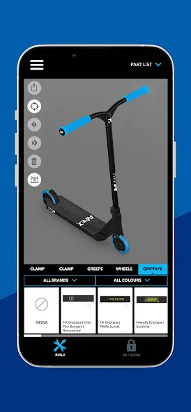 Scooter 3D custom builder (Скутер 3D настраиваемый конструктор)  [МОД Unlimited Money] Screenshot 3