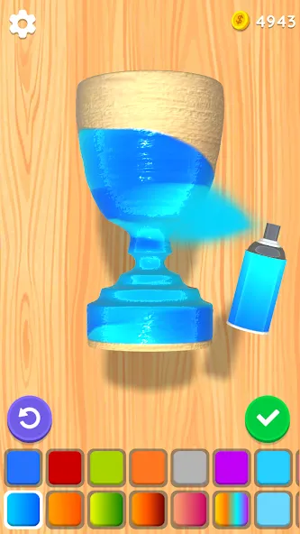 Wood Turning 3D - Carving Game  [МОД Все открыто] Screenshot 4