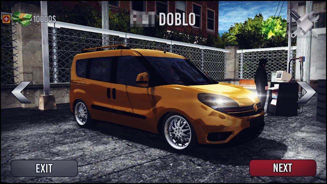 Doblo Drift Simulator (Добло Дрифт Симулятор)  [МОД Unlocked] Screenshot 1