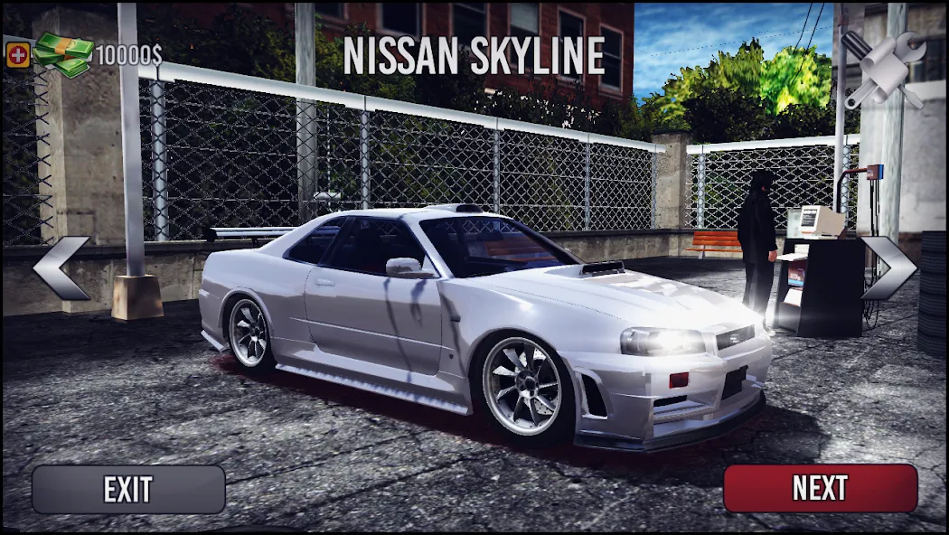 Skyline Drift Simulator (Скайлайн Дрифт Симулятор)  [МОД Меню] Screenshot 2