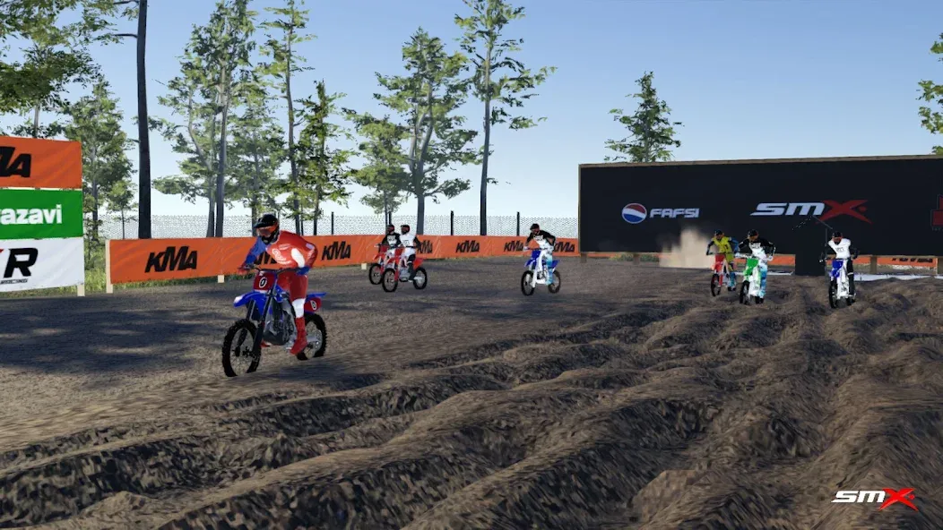 SMX: Supermoto Vs. Motocross (СМХ)  [МОД Бесконечные монеты] Screenshot 4