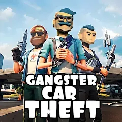 Взлом Gangster Car Theft Games (Гангстерская автомобильная война игр)  [МОД Все открыто] - последняя версия apk на Андроид