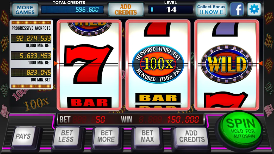 777 Slots Casino Classic Slots (Слоты Казино Классические Слоты)  [МОД Много монет] Screenshot 1