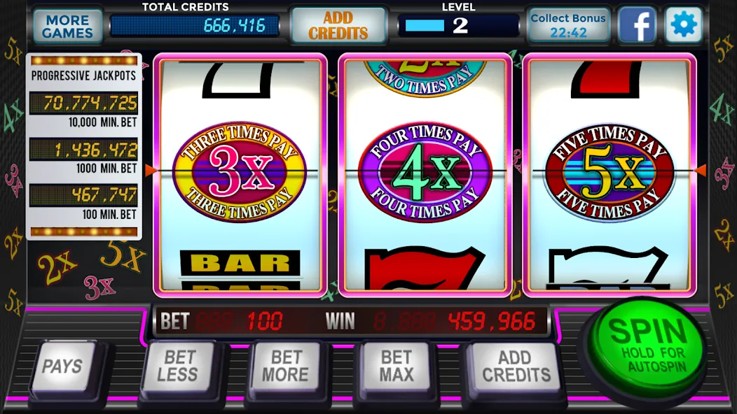 777 Slots Casino Classic Slots (Слоты Казино Классические Слоты)  [МОД Много монет] Screenshot 3