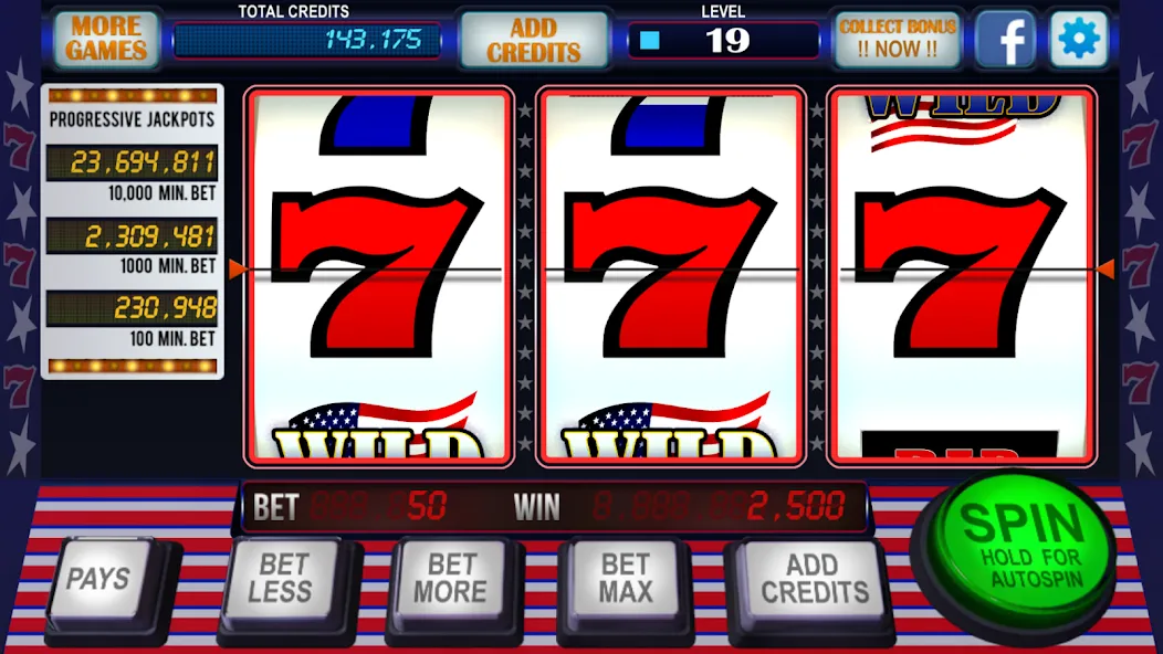 777 Slots Casino Classic Slots (Слоты Казино Классические Слоты)  [МОД Много монет] Screenshot 4