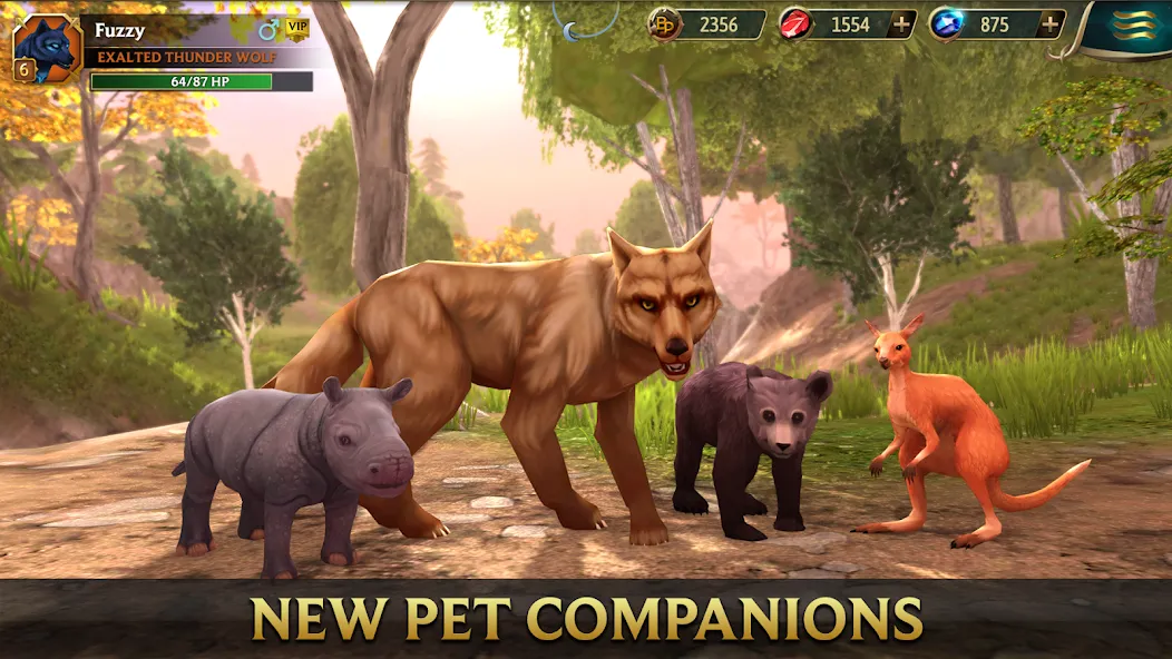 Wolf Tales - Wild Animal Sim (Вулф Тейлс)  [МОД Бесконечные монеты] Screenshot 2