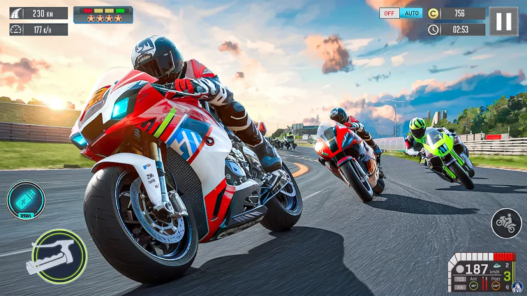 Moto Racing 3d Motorcycle Game (Дерт Байк Рейсинг 3Д)  [МОД Unlimited Money] Screenshot 3