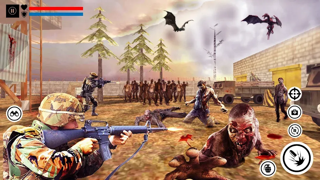 Sniper Zombie Shooting (Зомби стреляющая оффлайн игра)  [МОД Unlimited Money] Screenshot 3