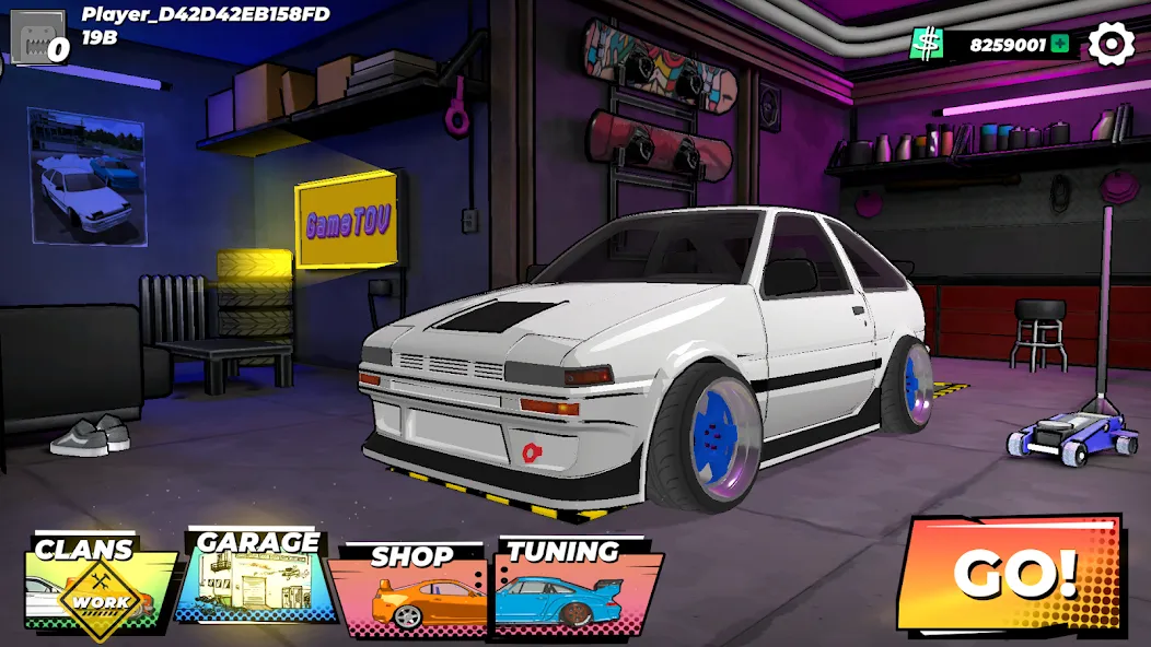 Drift King: Online (Дрифт Кинг)  [МОД Все открыто] Screenshot 2