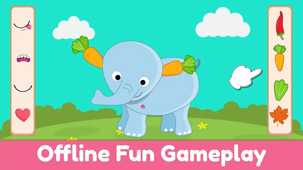 ElePant Kids Learning Games 2+  [МОД Много монет] Screenshot 4