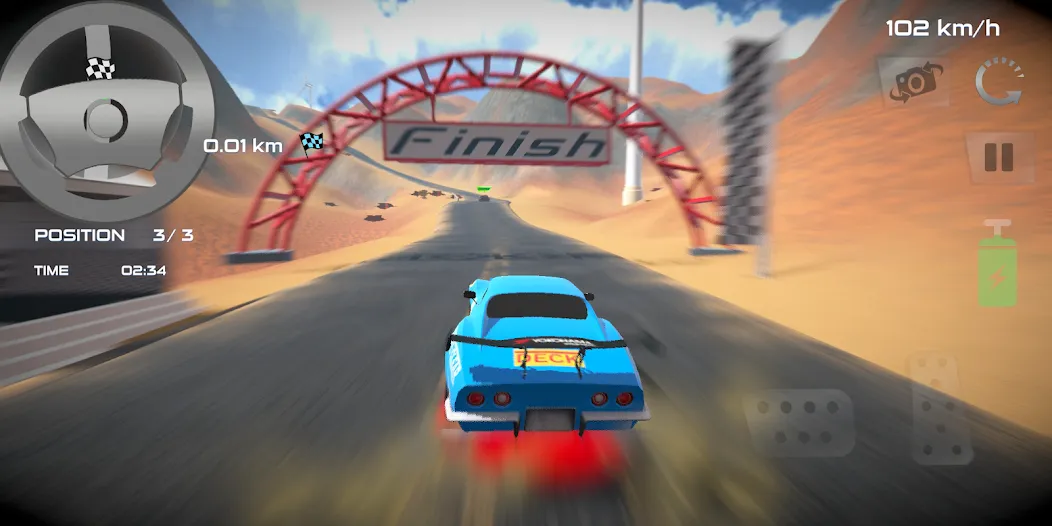 Rally Car : Extreme Fury Race (Ралли Кар)  [МОД Unlimited Money] Screenshot 4