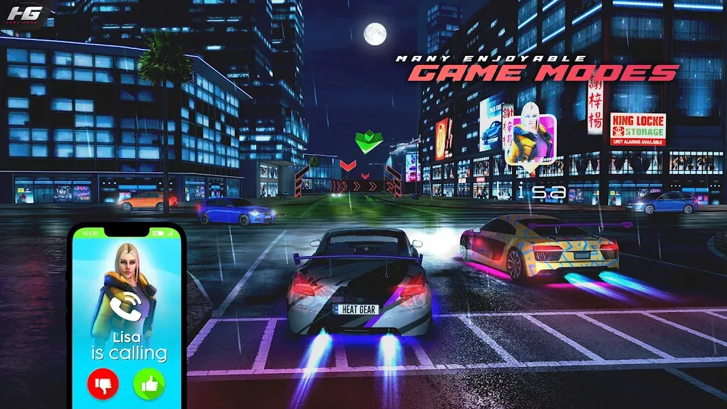 Heat Gear - Race & Drift World (Хит Гир)  [МОД Unlimited Money] Screenshot 2