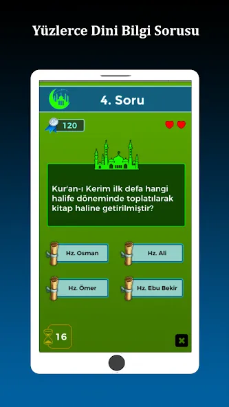 İslami Bilgi Yarışması  [МОД Menu] Screenshot 2