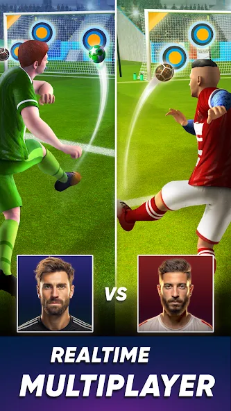 SOCCER Kicks - Stars Strike 24 (ФУТБОЛ Киксы)  [МОД Бесконечные монеты] Screenshot 1