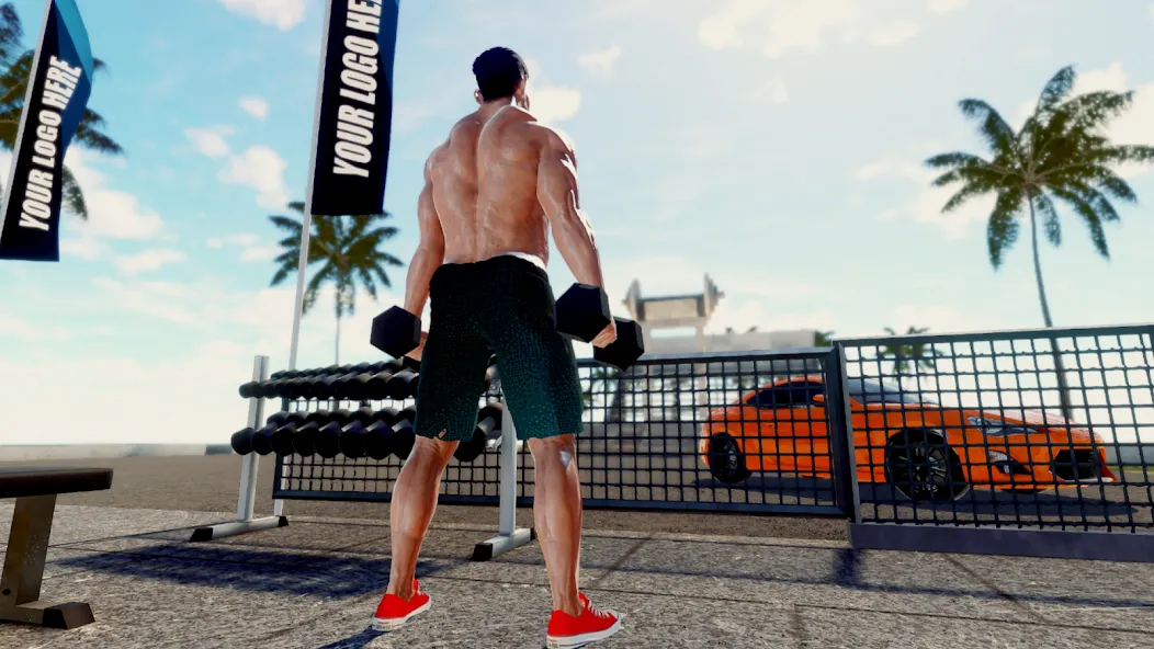 Iron Muscle IV - GYM simulator (Айрон Масл АйВи)  [МОД Бесконечные монеты] Screenshot 2