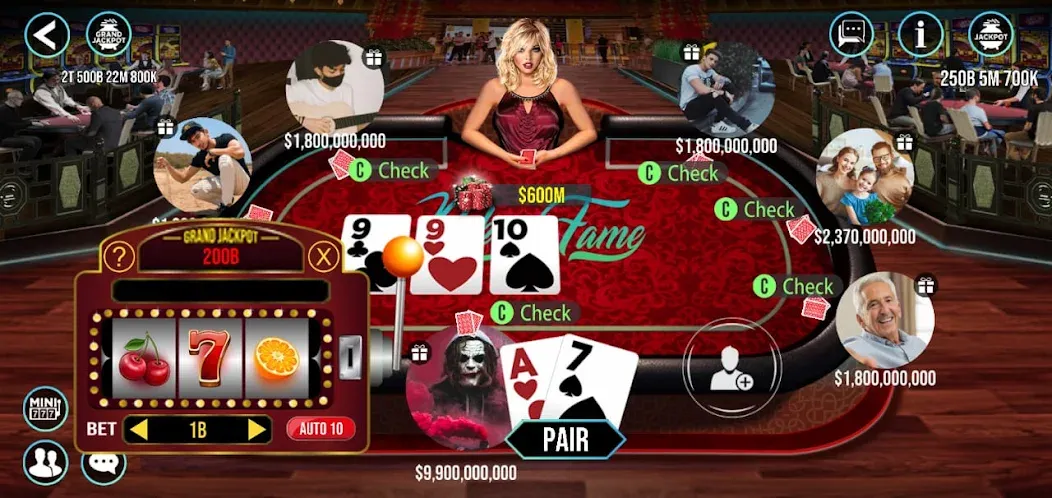 POKER FAME (ПОКЕР ФЕЙМ)  [МОД Unlimited Money] Screenshot 3