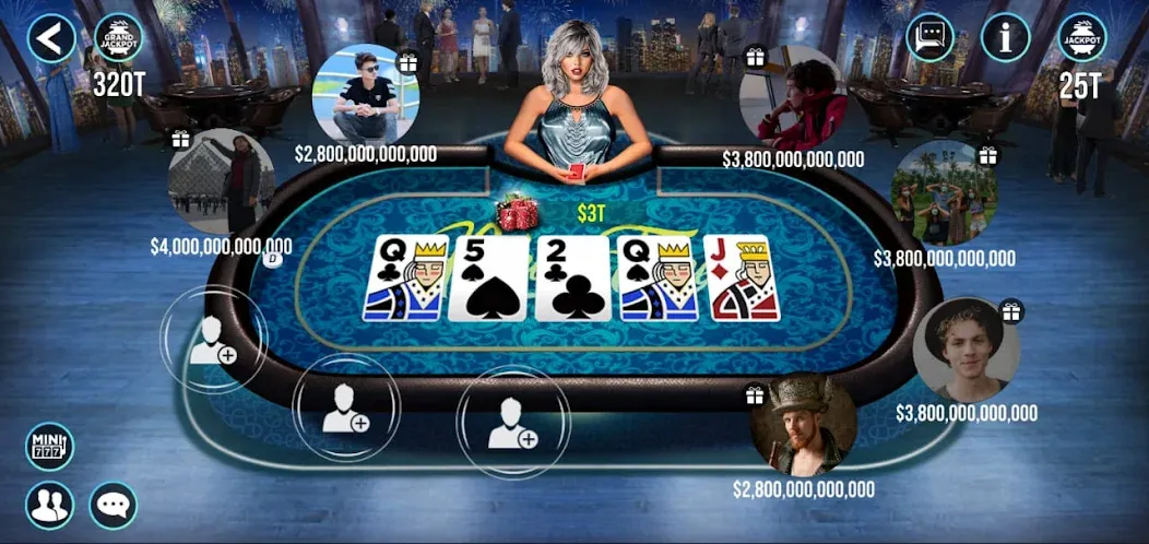 POKER FAME (ПОКЕР ФЕЙМ)  [МОД Unlimited Money] Screenshot 4