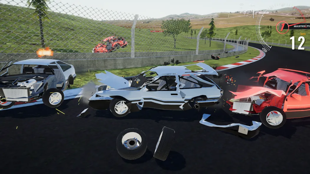 Destructive Car Race Generator (Деструктивный Генератор Гоночных Автомобилей)  [МОД Menu] Screenshot 5