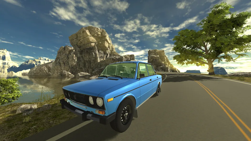 Russian Car Lada 3D  [МОД Много денег] Screenshot 1