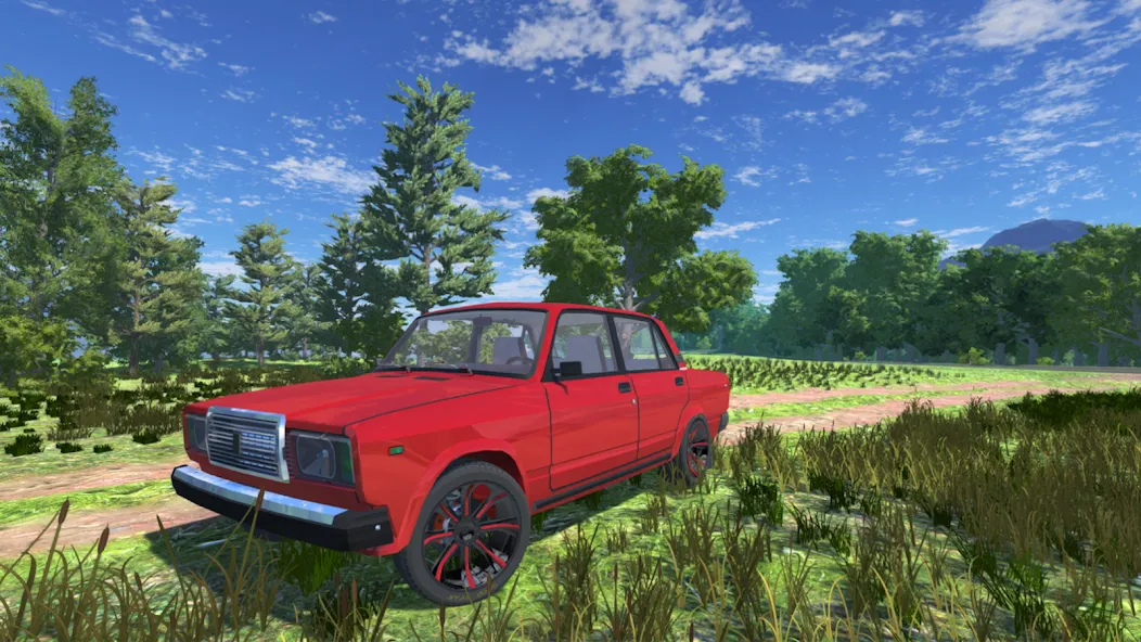 Russian Car Lada 3D  [МОД Много денег] Screenshot 2