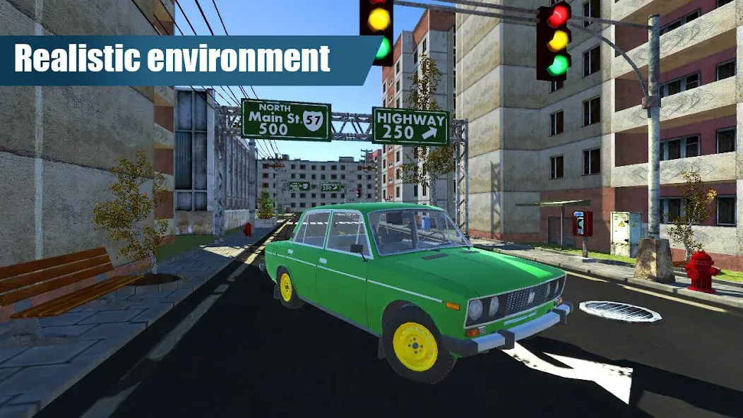 Russian Cars - USSR Version  [МОД Бесконечные монеты] Screenshot 1