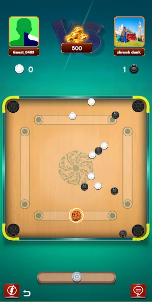 Carrom Board Clash : Pool game (Карром борд пул игра)  [МОД Бесконечные монеты] Screenshot 2