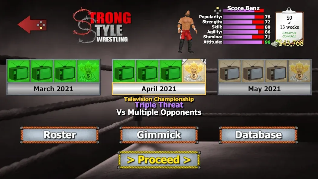 Wrestling Empire (Рестлинг Импайр)  [МОД Все открыто] Screenshot 3