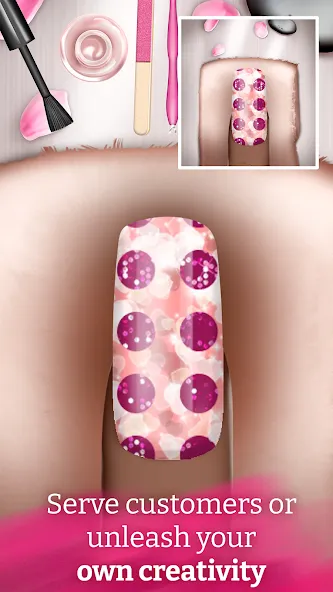 Nail Art Fashion Salon Game  [МОД Бесконечные деньги] Screenshot 3