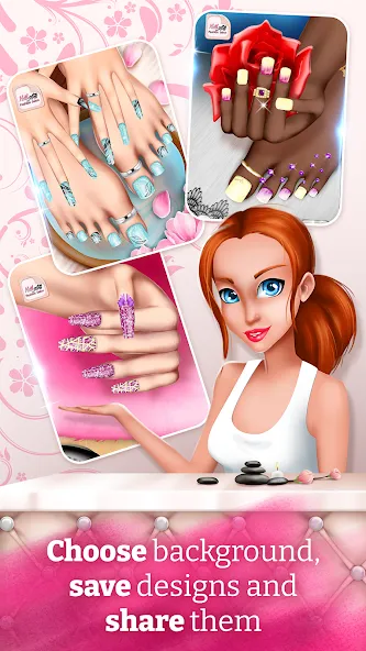 Nail Art Fashion Salon Game  [МОД Бесконечные деньги] Screenshot 5