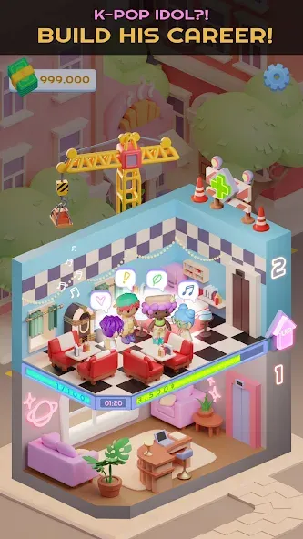 Idol Tower: K-pop & Models (Айдол Тауэр)  [МОД Mega Pack] Screenshot 5