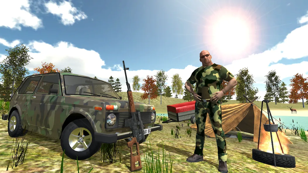 Hunting Simulator 4x4  [МОД Mega Pack] Screenshot 1