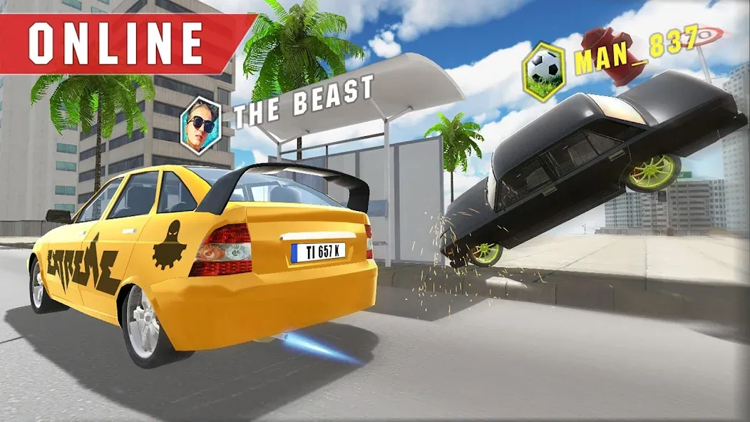 Real Cars Online Racing  [МОД Меню] Screenshot 2