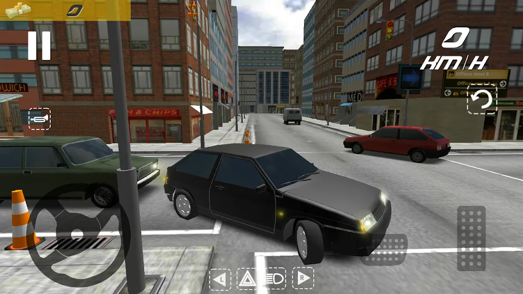 Russian Cars: 8 in City  [МОД Бесконечные монеты] Screenshot 2