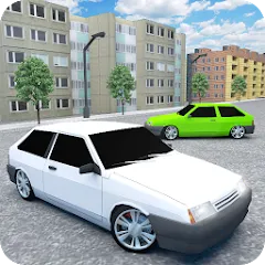 Взломанная Russian Cars: 8 in City  [МОД Бесконечные монеты] - последняя версия apk на Андроид