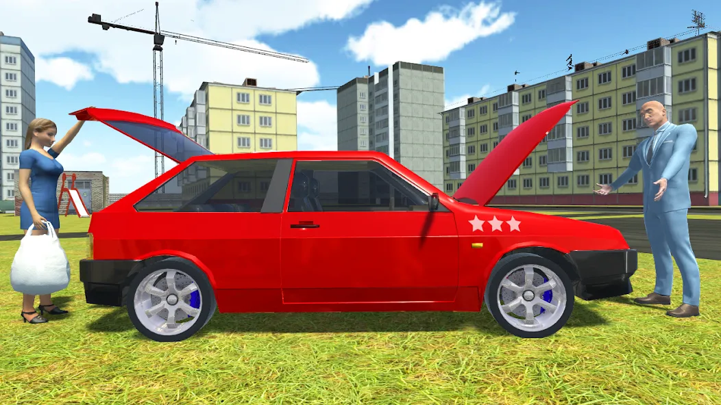 Russian Cars Simulator  [МОД Menu] Screenshot 3