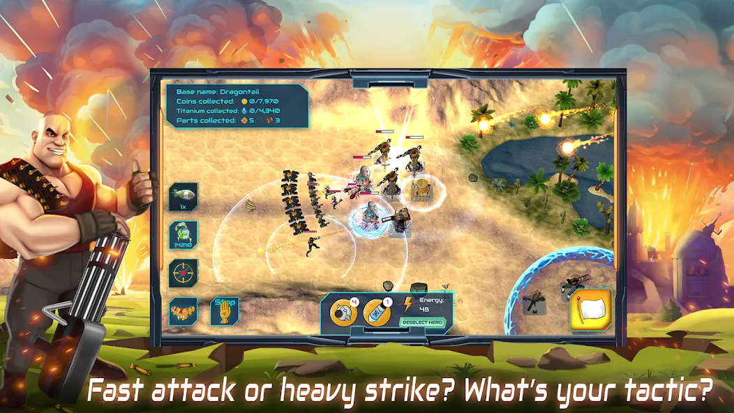 Boulder Base: Defense Strategy (Боулдер Бейс)  [МОД Menu] Screenshot 1