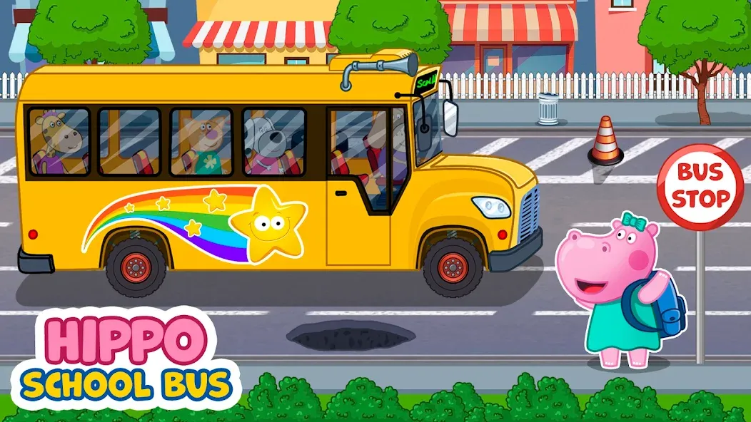 Kids School Bus Adventure  [МОД Все открыто] Screenshot 1