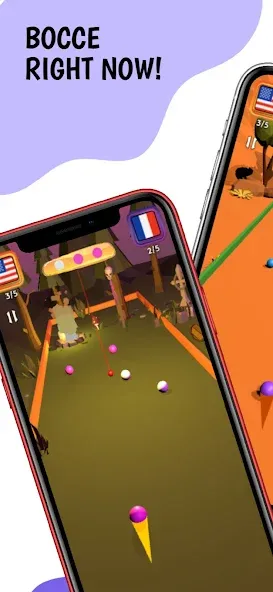 Bocce Ball 3D: Nations League (Бочче Болл 3Д)  [МОД Mega Pack] Screenshot 1