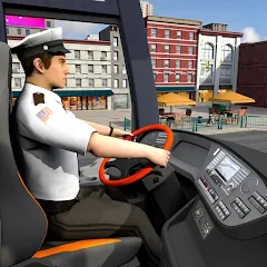 Взлом City Coach Bus City Bus Games  [МОД Unlocked] - последняя версия apk на Андроид