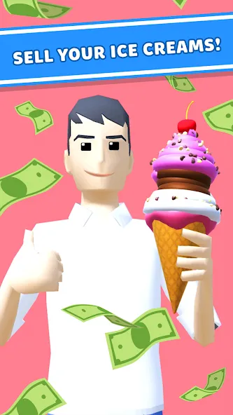 Ice Cream Inc. ASMR, DIY Games  [МОД Меню] Screenshot 2