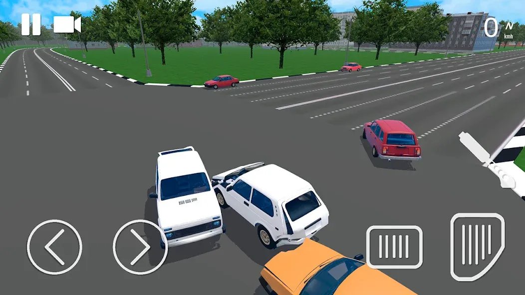 Russian Car Crash Simulator (Рашн Кар Краш Симулятор)  [МОД Бесконечные деньги] Screenshot 5