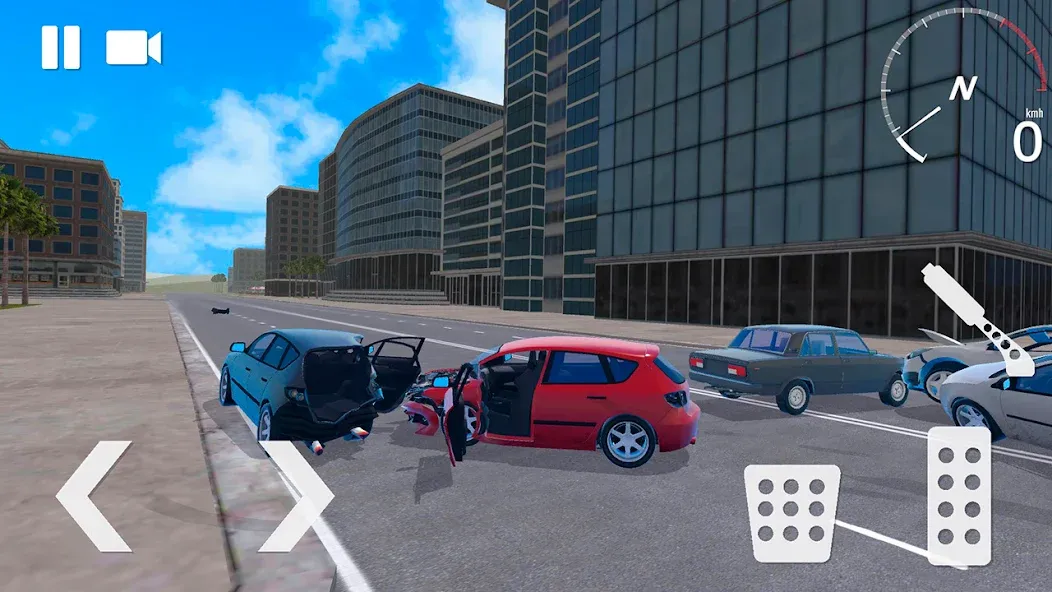 Traffic Crashes Car Crash (Трафик Краш Кар Краш)  [МОД Бесконечные монеты] Screenshot 5