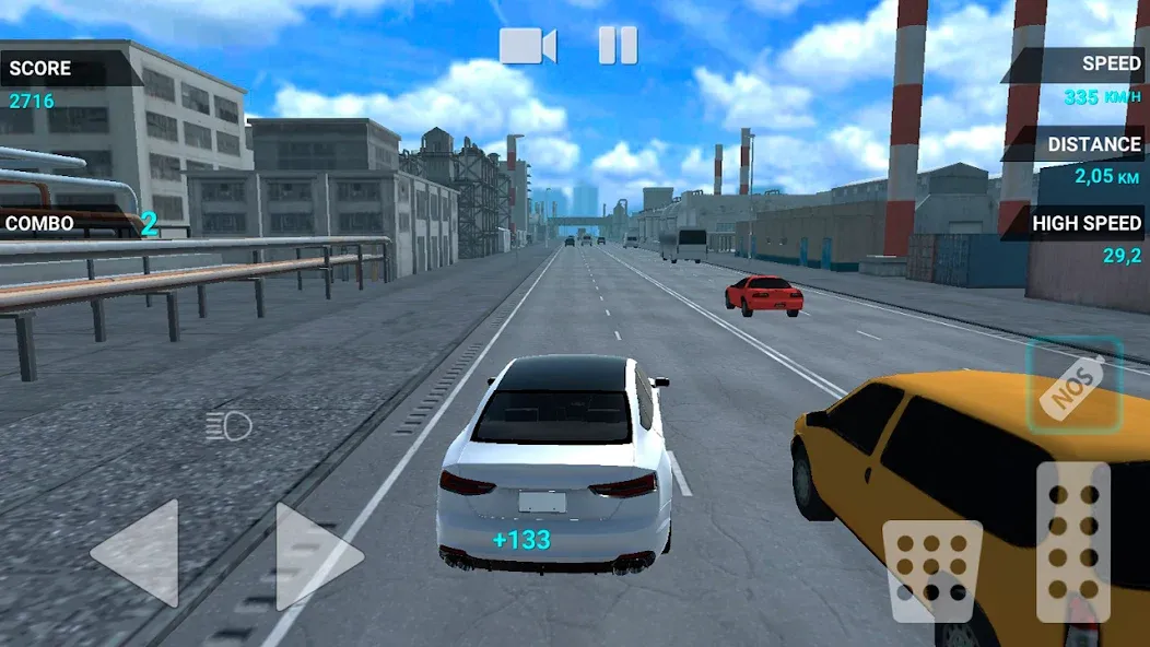 Traffic Racer Speeding Highway (Трафик Рейсер Скоростная Шоссе)  [МОД Бесконечные деньги] Screenshot 1