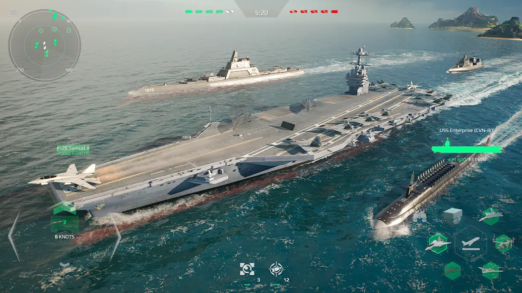 Modern Warships: Naval Battles (МОДЕРН ВАРШИПС)  [МОД Unlocked] Screenshot 2