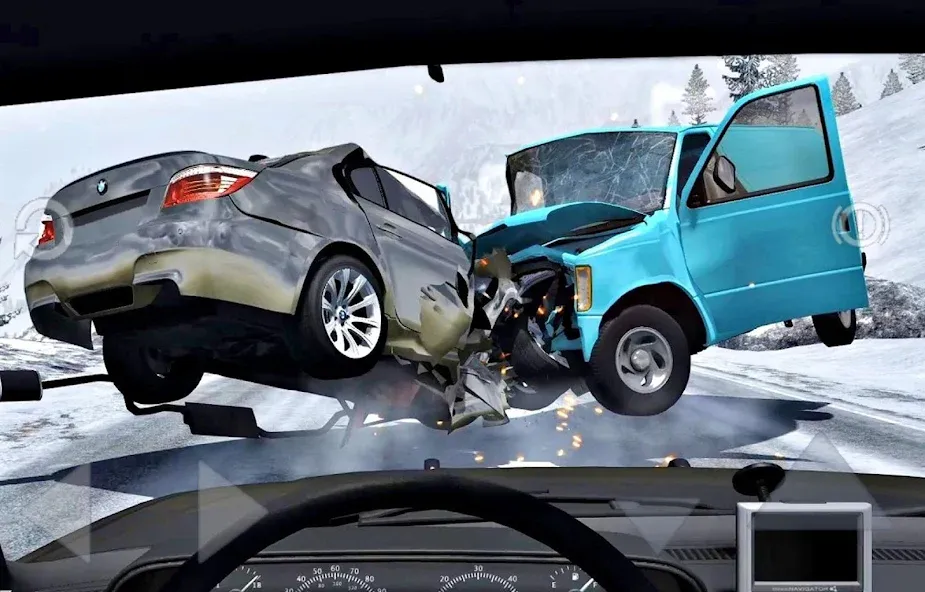 Car Crash Damage Engine Wreck (Кар Крэш Дамаг Энджин Врек)  [МОД Unlocked] Screenshot 1