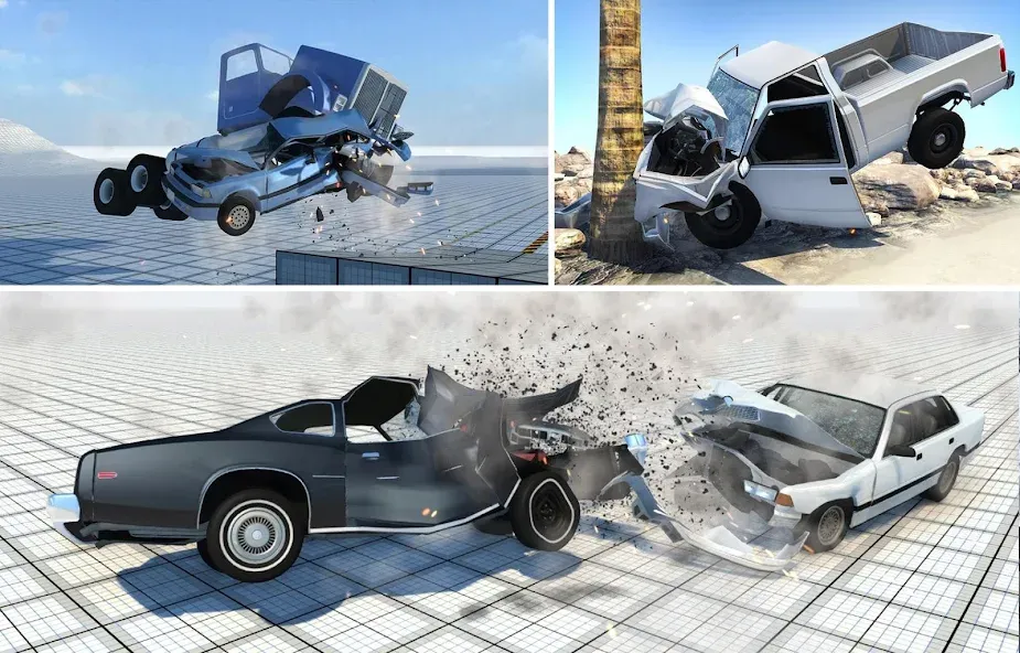 Car Crash Damage Engine Wreck (Кар Крэш Дамаг Энджин Врек)  [МОД Unlocked] Screenshot 3