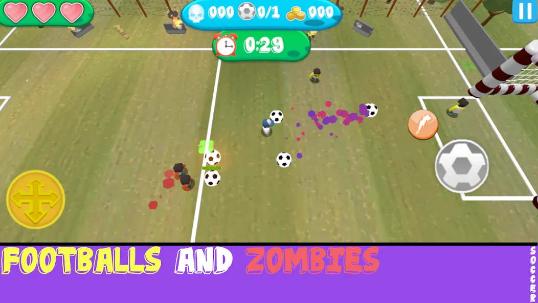 Soccer Apocalypse Survival (Соккер Апокалипсис Сурвивал)  [МОД Mega Pack] Screenshot 4